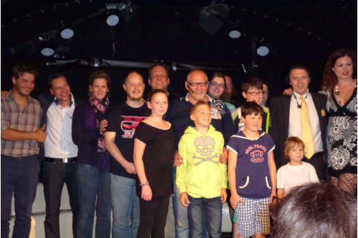 Künstler herzen Familie