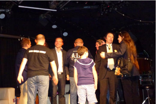 Künstler herzen Familie