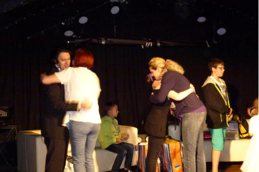 Künstler herzen Familie