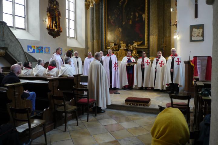 Investitur OSMTH Templerorden Österreich 22. Oktober 2016 Sankt Salvatorkirche Wien