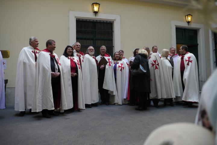 Investitur OSMTH Templerorden Österreich 22. Oktober 2016 Sankt Salvatorkirche Wien