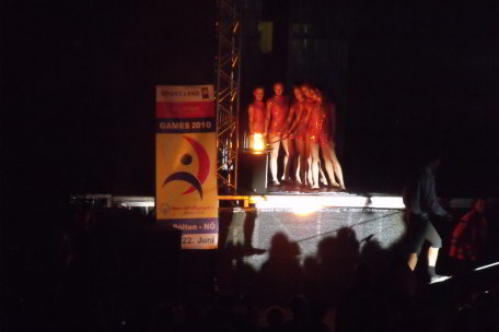 Olympische Flamme wird entfacht