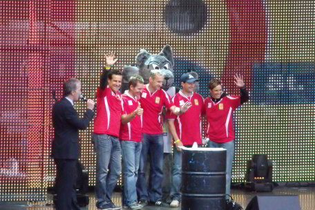 Michaela Dorfmeister, Toni Pfeffer, Alexander Antonitsch, Stefan Eberharter